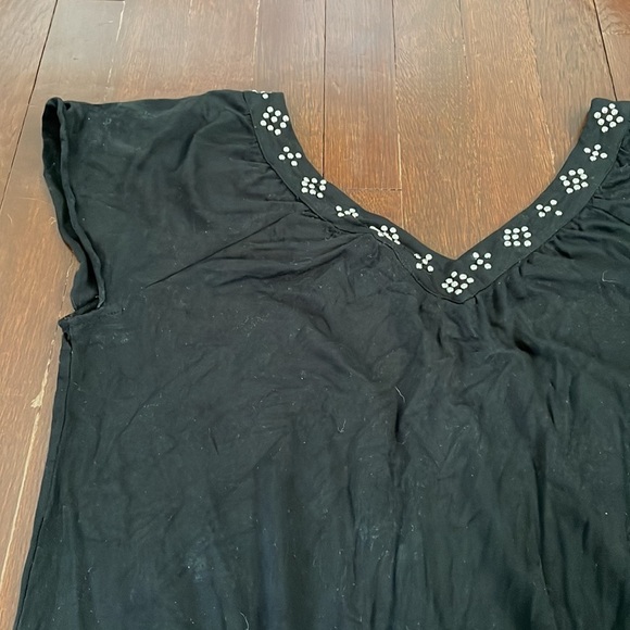 Women's INC V-Neck Cap Sleeve Top Large - Picture 10 of 13